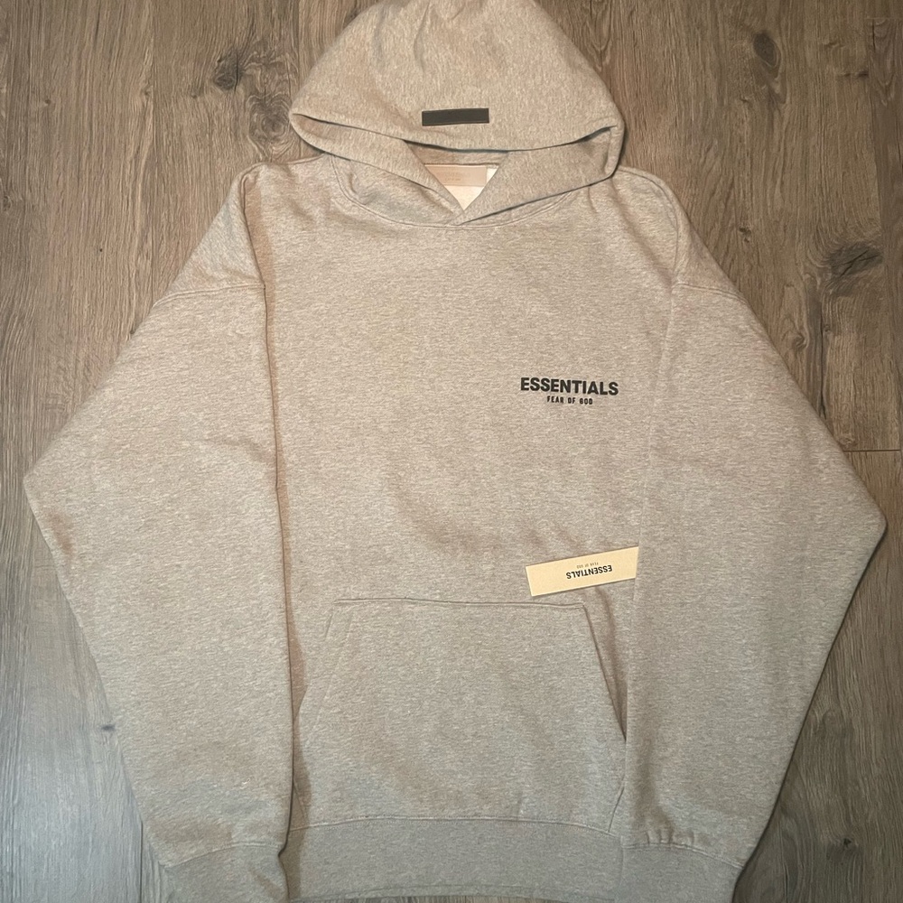 Fear of God Essentials
Oversized Heavyweight Dark Oatmeal Hoodie Size L